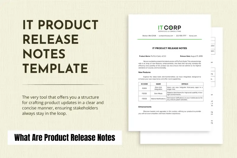 what are product release notes